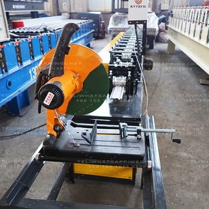 Halbautomat isches Sägen Schneid walze Garage Rolltor Streifen Rollform maschinen Preis - Product Image 3