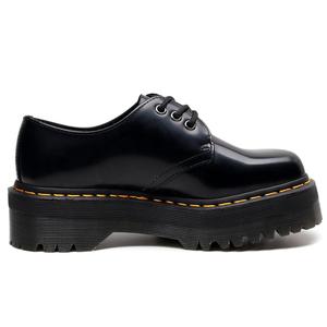 Botines de Cuero de Suela Gruesa y Corte Bajo, Estilo Británico, Casuales, Versátiles, con Aumento de Altura, Punta Redonda, con Cordones, Antideslizantes - Product Image 4