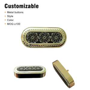 Hợp Kim Snap Nút 15Mm Flatback Hạt Cho Áo Sơ Mi Trang Trí May Mặc Hình Chữ Nhật Kẽm Hợp Kim Mạ Kỹ Thuật Nút Túi Cho - Product Image 1