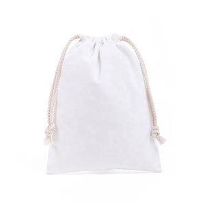 Bolsas con cordón de algodón de color en blanco al por mayor-para embalaje de Cajas de Regalo y almacenamiento de joyas pequeñas - Product Image 3