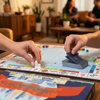Jeu de société imprimé sur papier écologique personnalisé et amusant avec des pièces d'échecs en bois pour le plaisir familial et les jeux de table