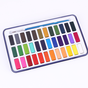 36 couleurs De Peinture <span class=keywords><strong>Aquarelle</strong></span> Solide Portable Boîte En Métal Colorant D'<span class=keywords><strong>aquarelle</strong></span> pour Débutant <span class=keywords><strong>Dessin</strong></span> Papier <span class=keywords><strong>Aquarelle</strong></span> Fournitures - Product Image 1