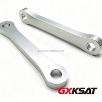 Liens de suspension arrière GXKSAT Dogbones compatibles avec KWK KLR650 KLR 650 1987-2007 en aluminium CNC argenté