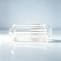 Capsules de Pullulan Transparentes Biologiques, Coques Végétales Véganes, Tailles Personnalisées 000 00 0 1 2 3 4, Capsules Vides Végétariennes
