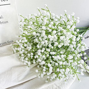 Artificial Baby's Breath Flower Single Stem Silk Wedding Decoration Handmade Romantic Dreamy Home Decor Props - Product Image 3