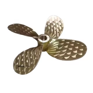 Hélice marine en bronze à 4 pales personnalisable, livraison rapide, accessoire de bateau, prix promotionnel - Product Image 2