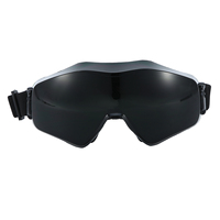 Lunettes de protection souples à porter par-dessus, protection UV400, verres PC foncés, certifiées CE, pour l'observation sûre de l'éclipse solaire