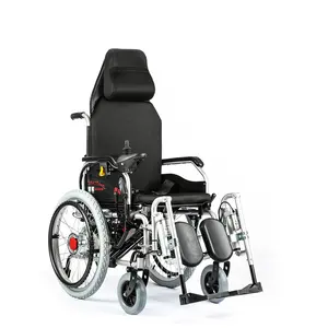 Sedia a rotelle elettrica portatile pieghevole pieghevole di dimensioni 805*420*730mm per adulti disabili