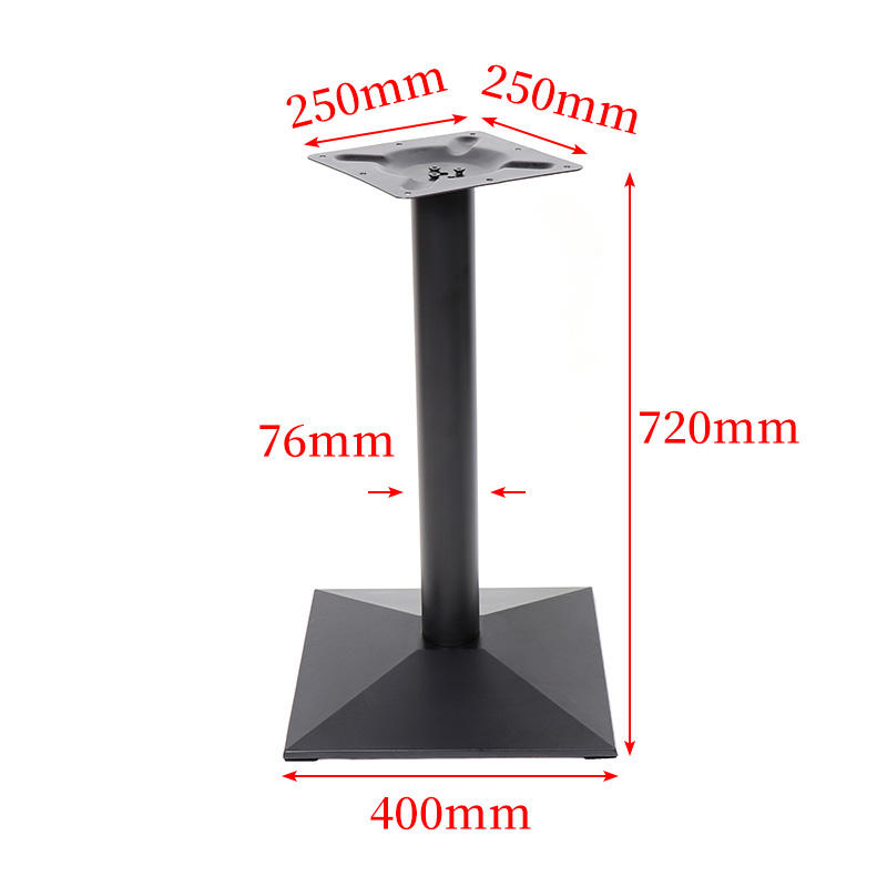 Black-400*400mm iron feet