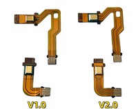 Câble flexible de remplacement pour microphone gauche et droit pour manette PS5 V1.0 V2.0, câble ruban de microphone interne L/R, pièces de réparation pour PS5
