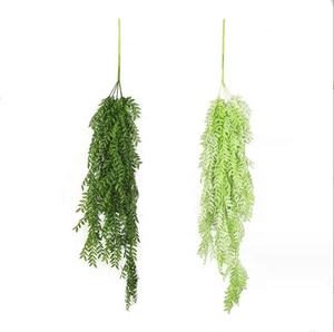 Venta al por mayor de plantas artificiales de interior hierba colgante para la decoración de la pared - Product Image 2