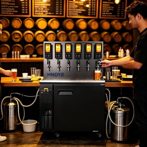 Dispensador de Cerveza Comercial de 2/4 Grifos, Enfriador de Cerveza de Acero Inoxidable para Bares, Pubs y Cervecerías - Product Image 1