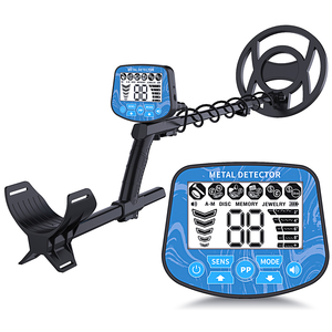 Détecteur de métaux avec bobine de recherche de 30 cm, en plastique noir, haute sensibilité, détection souterraine pour adultes - Product Image 2