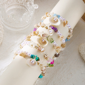 Pulsera Bohemia <span class=keywords><strong>de</strong></span> Verano con Estrellas <span class=keywords><strong>de</strong></span> Mar y Conchas para Mujer, Pulsera <span class=keywords><strong>de</strong></span> Cuentas <span class=keywords><strong>de</strong></span> Arroz Coloridas, Joyería <span class=keywords><strong>de</strong></span> Amistad, Regalos - Product Image 6