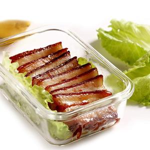 Premium 8 Uds comida de vidrio Prep contenedor de almacenamiento de alimentos con juego de tapa a presión - Product Image 6