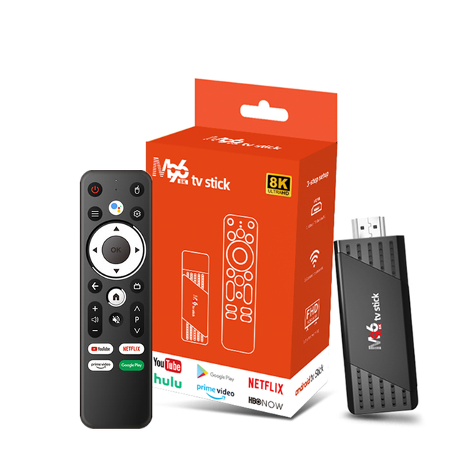 M96 RK3528 2GB RAM 16GB ROM Stick Tv 4k Best Android 13 ATV UI Fire Sticks Alexa Voice Remote Fire Tv Stick 4k Smart Set-Top Box