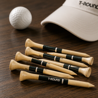 Tees de golf personnalisés avec logo OEM pour événements promotionnels, clubs et détaillants