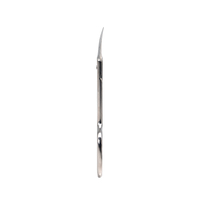 Ciseaux à cuticules professionnels courbés de 9,4 cm, coupe-ongles russes, coupe-callosités, pinces à ongles, tondeuses