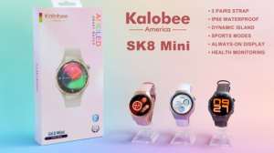Nouveau design 3 paires de bracelets de <span class=keywords><strong>montre</strong></span> visage rond androïdes montres intelligentes SK8 Mini Sports Fitness suivi Amoled femmes montres intelligentes - Product Image 6