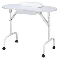 Table de Manucure Pliante Professionnelle en Métal Personnalisable pour Salon de Beauté avec Ventilateur GOODSELLER