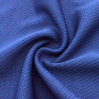 Tissu en maille sergé intérieur tricoté, séchage rapide, 50% polyester 50% polypropylène, doux, idéal pour les t-shirts ou les vêtements de sport – Vente directe usine