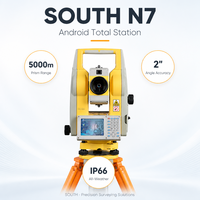 Station totale sans réflecteur South N7, précision 2'', portée 1000m, instrument de mesure topographique sans prisme