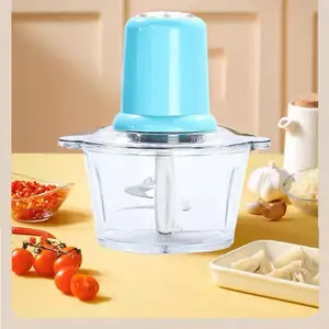 Cocina hogar mini portátil fufu picadora máquina batidora barata eléctrica, 2l licuadora picadora de carne/