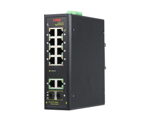 Bán buôn 12-Port Gigabit Uplink công nghiệp <span class=keywords><strong>Ethernet</strong></span> chuyển đổi cho IP Camera ONV-IPS31128FB - Product Image 2