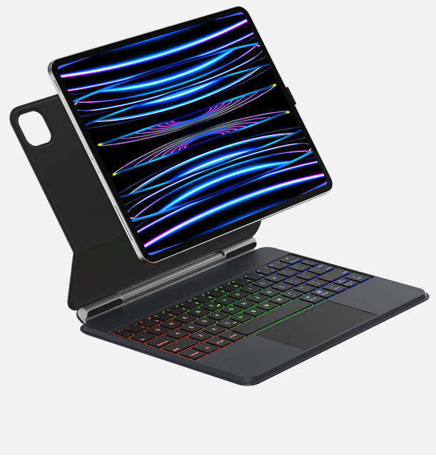 New Fashion Tablet Wireless Magic Keyboard Case for Apple Ipad 10 Generation 18 20 21 22 Pro 11 10.9 12.9 Inch Air 4 5 Covers