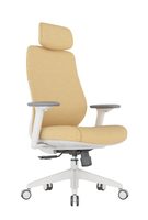 Chaise de bureau en maille JOHOOFURNITURE, dossier haut, gris, OEM ODM, Silla De Oficina, pour usage commercial, moderne, robuste, confortable