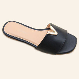 Nuove Ciabatte Estive <span class=keywords><strong>Eleganti</strong></span> da <span class=keywords><strong>Donna</strong></span> con Punta Aperta, Suola Morbida, Leggere, Antiscivolo, Fatte a Mano, Sandali Piatti Leggeri - Product Image 2