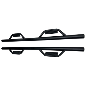 บันไดข้างรถยนต์เหล็ก สำหรับรถจี๊ป แรงเลอร์ JL ทาโคมา NP300 นา<span class=keywords><strong>ว</strong></span>าร่า ปี 2018-2022 4 ประตู และ 2 ประตู - Product Image 1