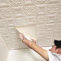 Papier peint chinoiserie mousse 3d luxe peler et coller papier peint plafond