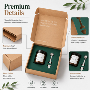 Kraft Corrugated Mailer Box With Custom Kraft Corrugated <b>Insert</b>, Canned Food Gift Set Packaging Box - Product Image 4