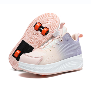 Chaussures <span class=keywords><strong>à</strong></span> <span class=keywords><strong>roulettes</strong></span> automatiques déformables 2 en 1 <span class=keywords><strong>Patins</strong></span> <span class=keywords><strong>à</strong></span> <span class=keywords><strong>roulettes</strong></span> <span class=keywords><strong>amovibles</strong></span> Patinage - Product Image 2