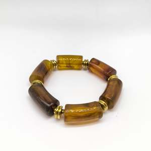 Fashion <b>Beaded</b> <b>Bracelet</b> 316L Stainless Steel PVD Gold Plating Sustainable Resistant <b>Bracelets</b> For Women <b>Men</b> Jewelry - Product Image 1