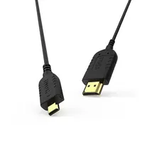 Cable Micro HDMI a HDMI Delgado, compatible con velocidad de resolución 4k 60Hz OD2mm