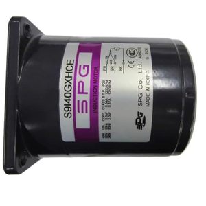 Motor de inducción SPG S9I40GXHCE 80mm monofásico 1250 RPM con montaje de brida totalmente encapsulado, fabricado en Corea - Product Image 1