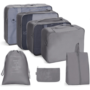 Ensemble de 7 organisateurs de bagages de voyage légers pour femmes, cubes de rangement légers pour valises - Product Image 6