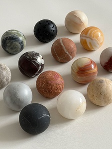 Tiradores de Gabinete de Piedra Natural Multicolor, Perillas Redondas de un Solo Agujero para Cajones, Puertas de Armario, Muebles de Baño y Cocina - Product Image 6
