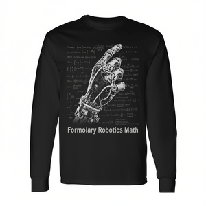 Camiseta de Manga Larga para Ingenieros Robóticos y Desarrolladores de IA, Ropa Promocional de Matemáticas y Robótica - Product Image 2