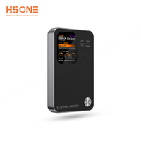 Batterie externe portable 2-en-1 L Wireless 15W 10000mAh en alliage d'aluminium ultra-mince avec design magnétique et écran LED pour téléphone Android