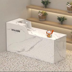 Mostrador de Recepción de Alta Calidad Resistente al Desgaste, Caja Registradora Cuadrada para Salones de Belleza y Tiendas de Conveniencia - Product Image 4