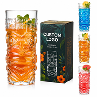 Verres à vin cylindriques transparents personnalisés avec logo, 20 oz, pour whisky, cocktails, jus, etc.