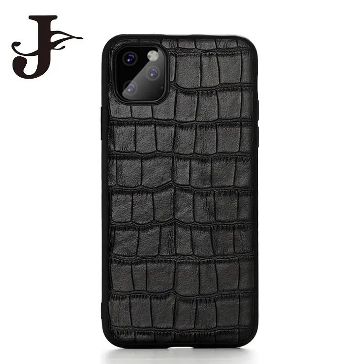 Embossed Crocodile Leather Mobile Phone Shell Case for iPhone 11 Luxury case For iPhone 12 pro max Leather cover