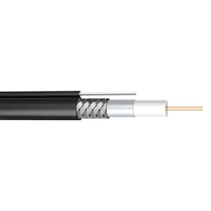 OEM Coaxial Cable Exclusive to Telecom Rg59 BC CCS CCA Conductor PVC PE Jacket with Steel Wire Cmr USA Standard