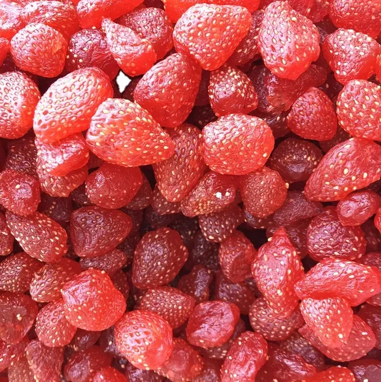 Fraises séchées, fruits préservés