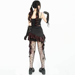 Top sin Tirantes Estilo Duquesa, Falda Irregular para Mujer, Disfraz de Bruja para Halloween, Disfraz Sexy de Chica Malvada - Product Image 5