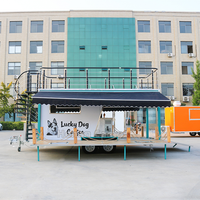 Camion de restauration CAMP, caravane à kebab, remorque alimentaire, bar mobile, chariot alimentaire extérieur en acier inoxydable