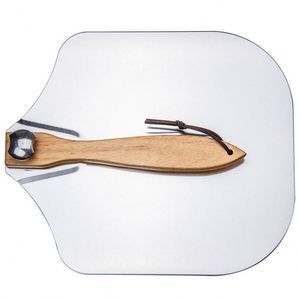 Pelle à pizza personnalisée de 12'' x 14'' avec manche en bois pliable - Product Image 2